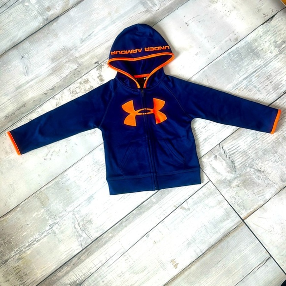 NWT Boys Under Armour Zip up  Hoodie SZ 4